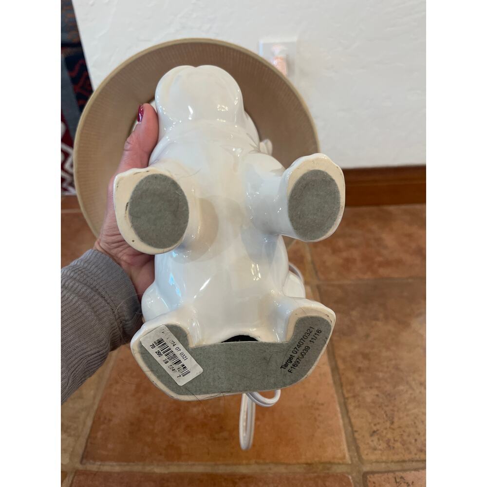 Bulldog ceramic lamp - Picture 8 of 8